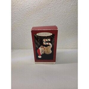 Hallmark Keepsake Ornament Childs Fifth Christmas Age 5 Vintage 1994 Tree Xmas